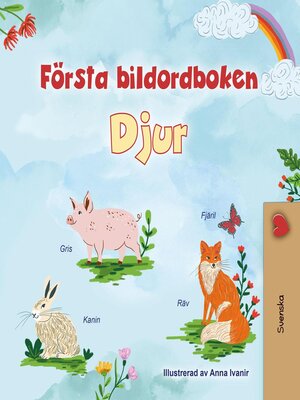 cover image of Första bildordboken Djur